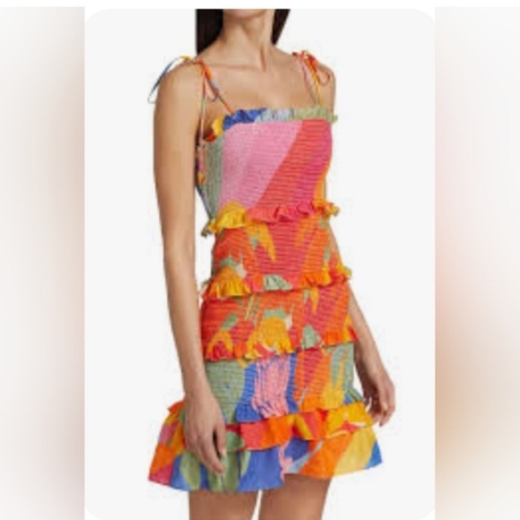 FARM Rio Multicolor Ruffled Dress - Picture 2 of 5